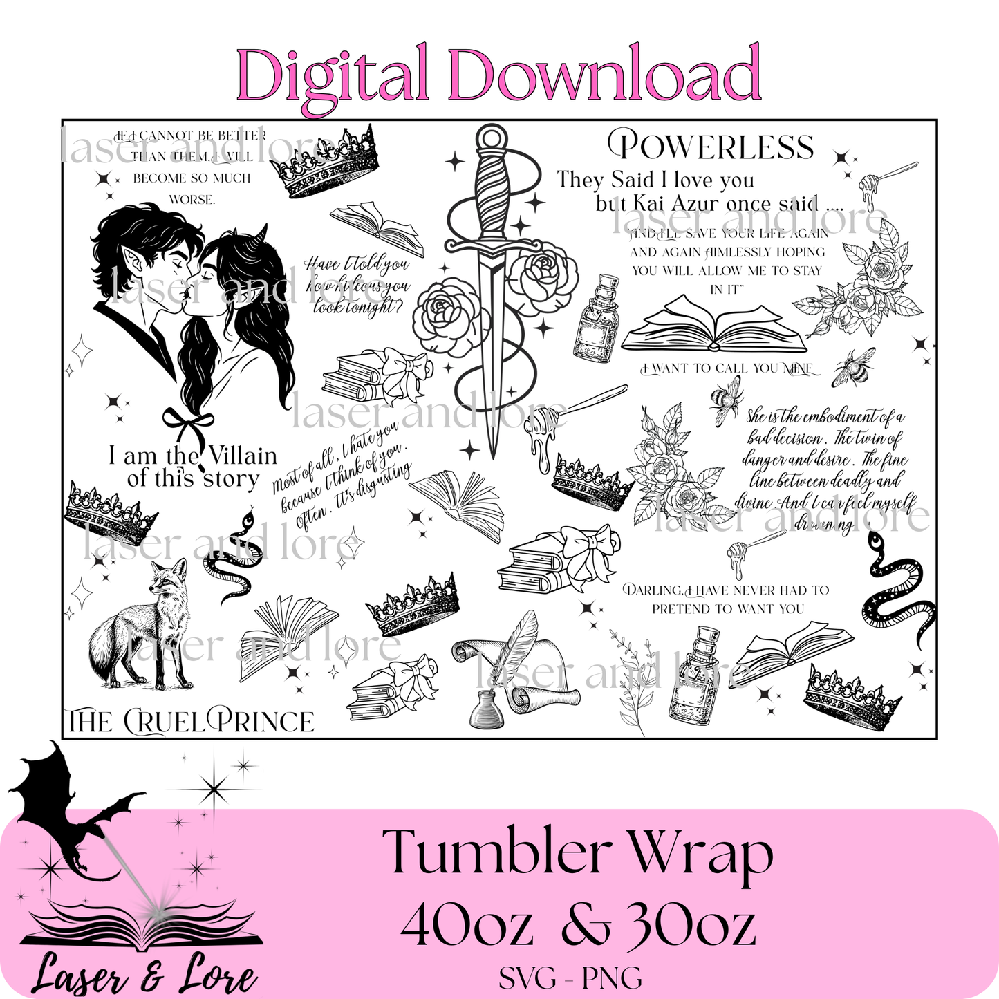 Cruel Prince x Powerless - Digital Download