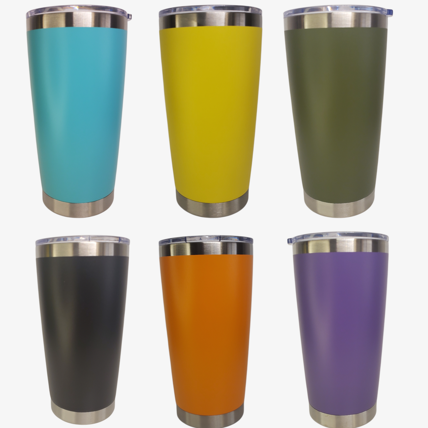 20oz Rambler - Silver Plated - Custom Engraved