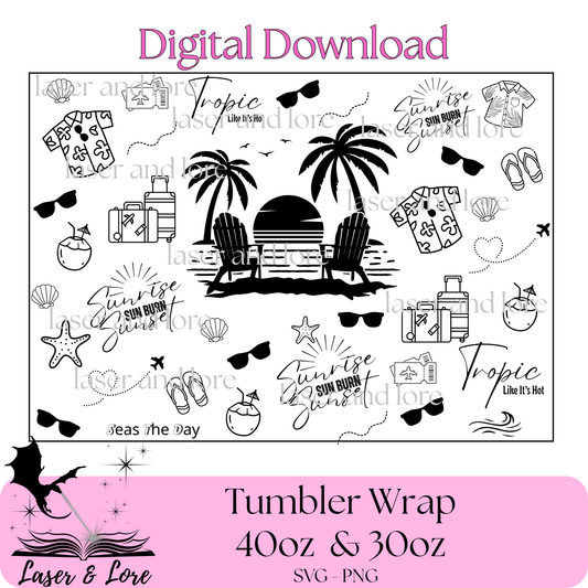 Tropical Beach Vacation Mode - Digital Download