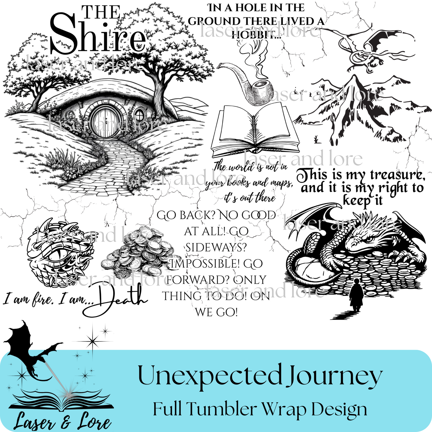 40oz Iridescent Tumbler - Custom Engraved