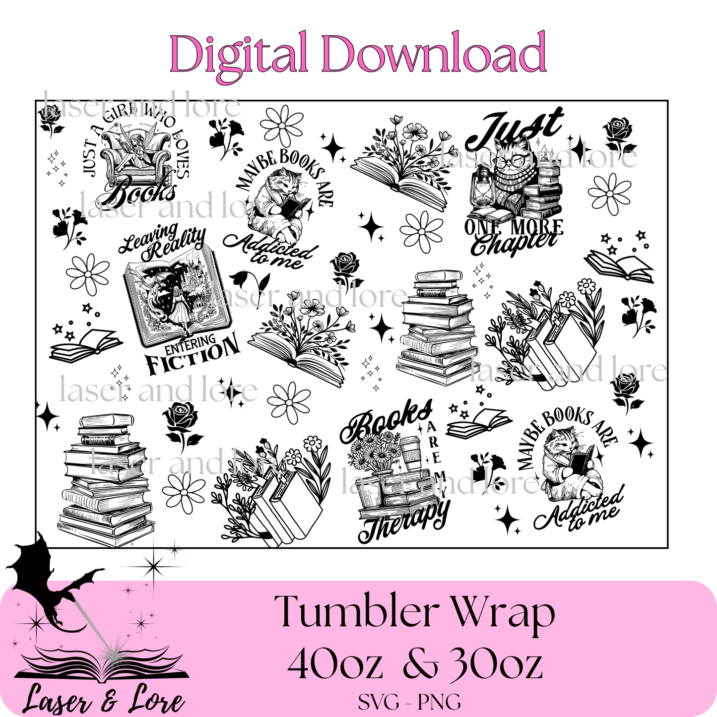 Epic Icons Book Babe - Digital Download