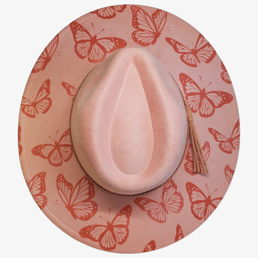 She Walks With Butterflies - Engraved Hat