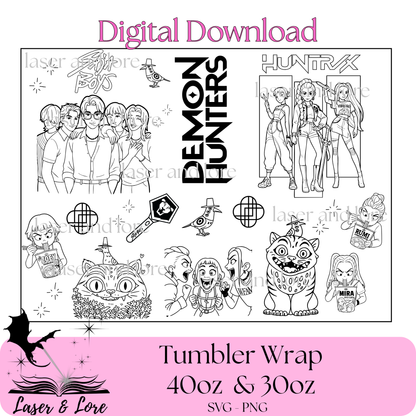 K-pop Idol Fighters - 3 Design PACKAGE - Digital Download