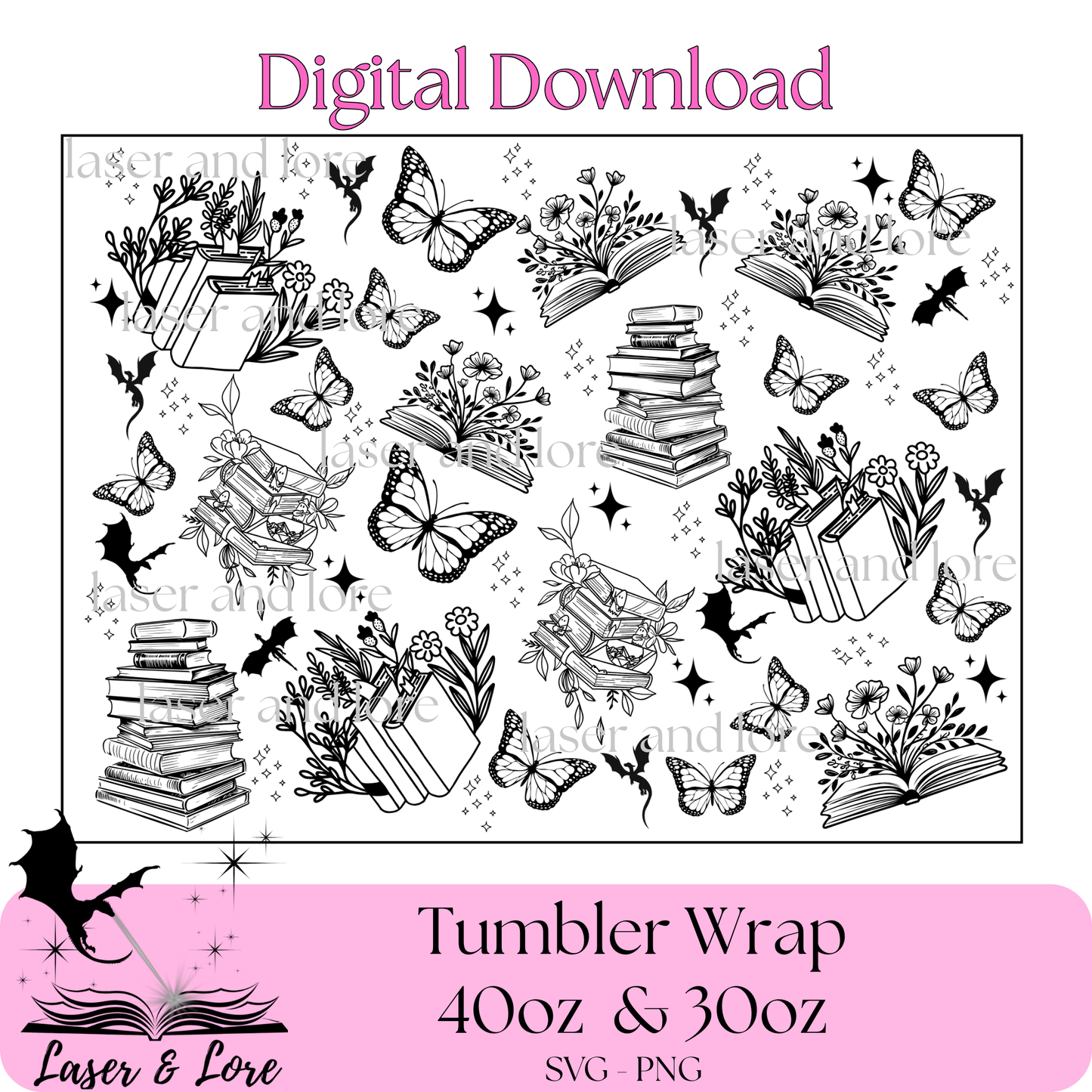 Fantasy Book Babe - Digital Download