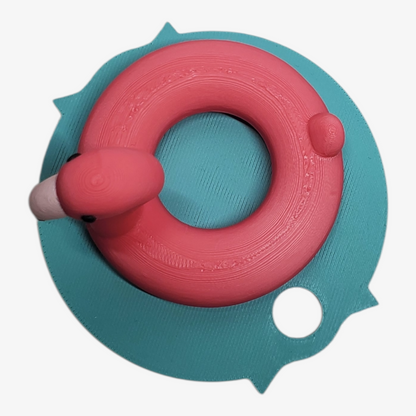 Tropical Flamingo - 40oz Cup Topper