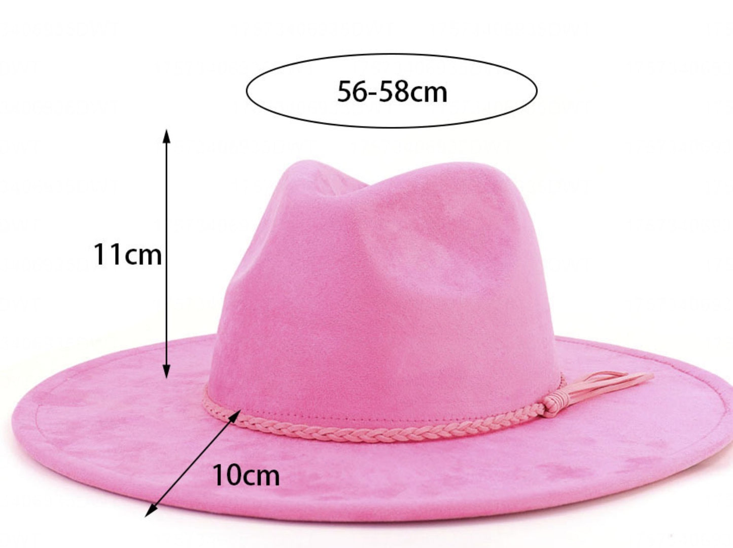 Wide Brim Arrow Head - Vegan Suede Laser Blank
