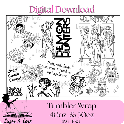 K-pop Idol Fighters - 3 Design PACKAGE - Digital Download