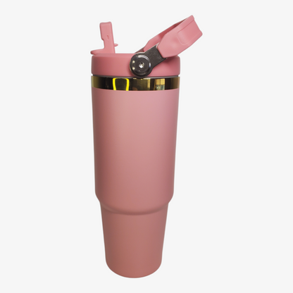 30oz FlipStraw Iridescent Custom Engraved