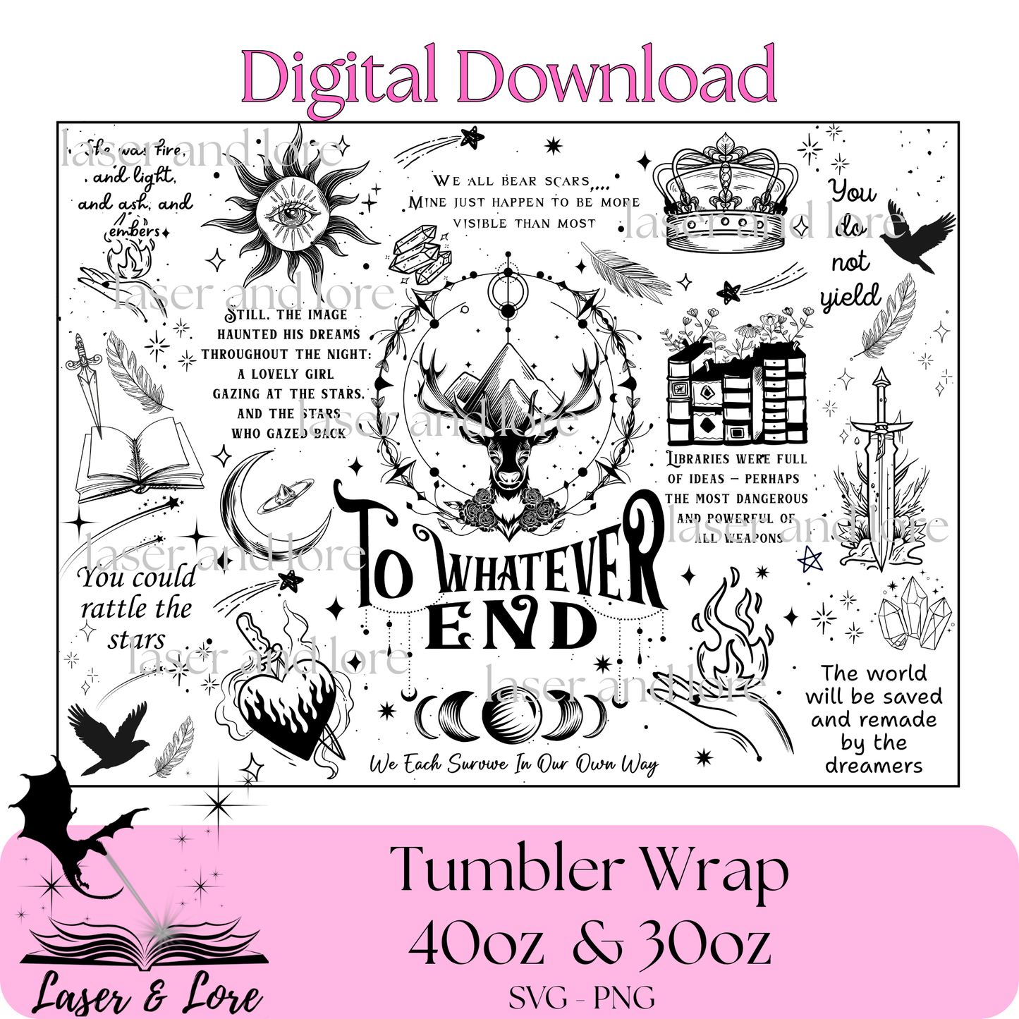 Throne Of G.lass Inspired Fan Art - Digital Download