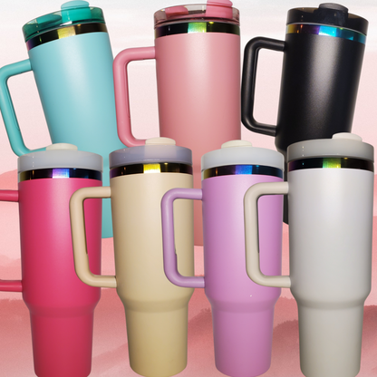 40oz Iridescent Tumbler - Custom Engraved