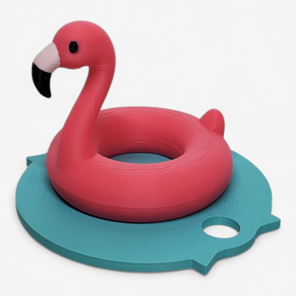 Tropical Flamingo - 40oz Cup Topper